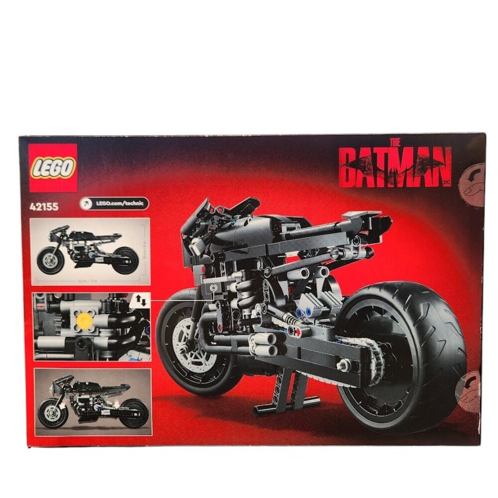 NEW LEGO Technic Batman BATCYCLE Set 42155 Motorcycle Collectible Toy Model Buil - Picture 3 of 15